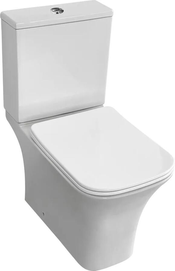 Eastbrook Beddington randloze toiletpot met vortex spoeling wit glans