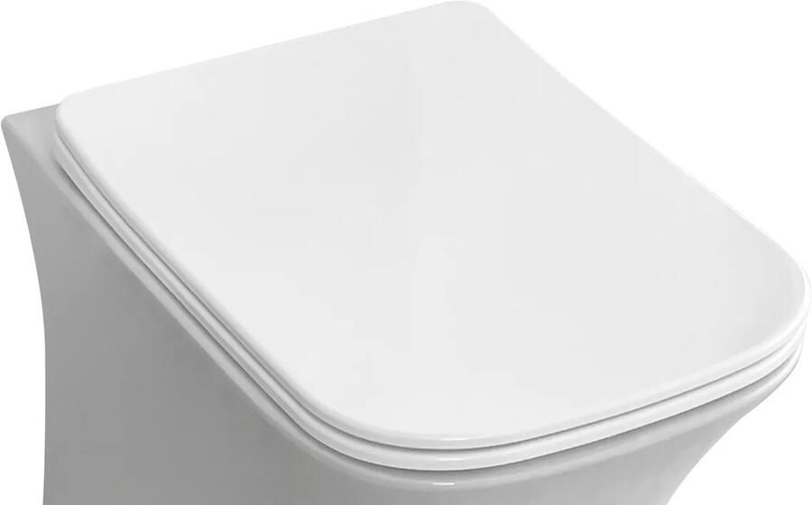 Eastbrook Beddington softclose toiletzitting wit glans