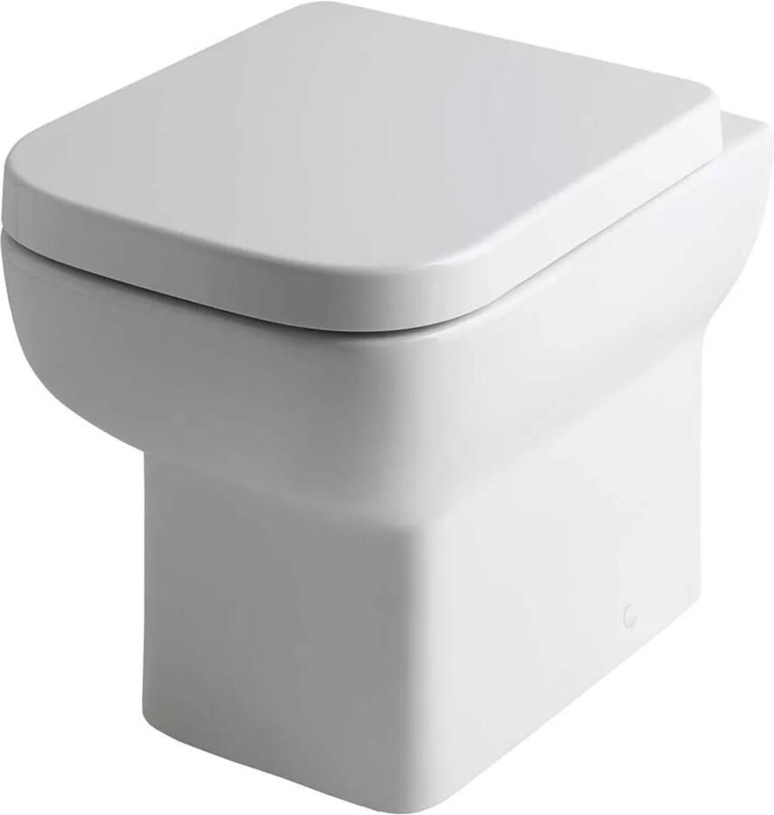 Eastbrook Bijou staand randloos toilet wit glans