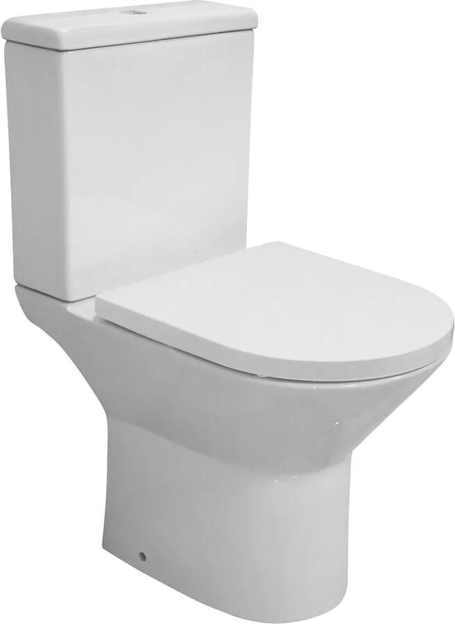 Eastbrook Croxley randloze toiletpot met vortex spoeling wit glans