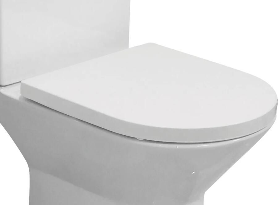Eastbrook Croxley softclose toiletzitting wit glans