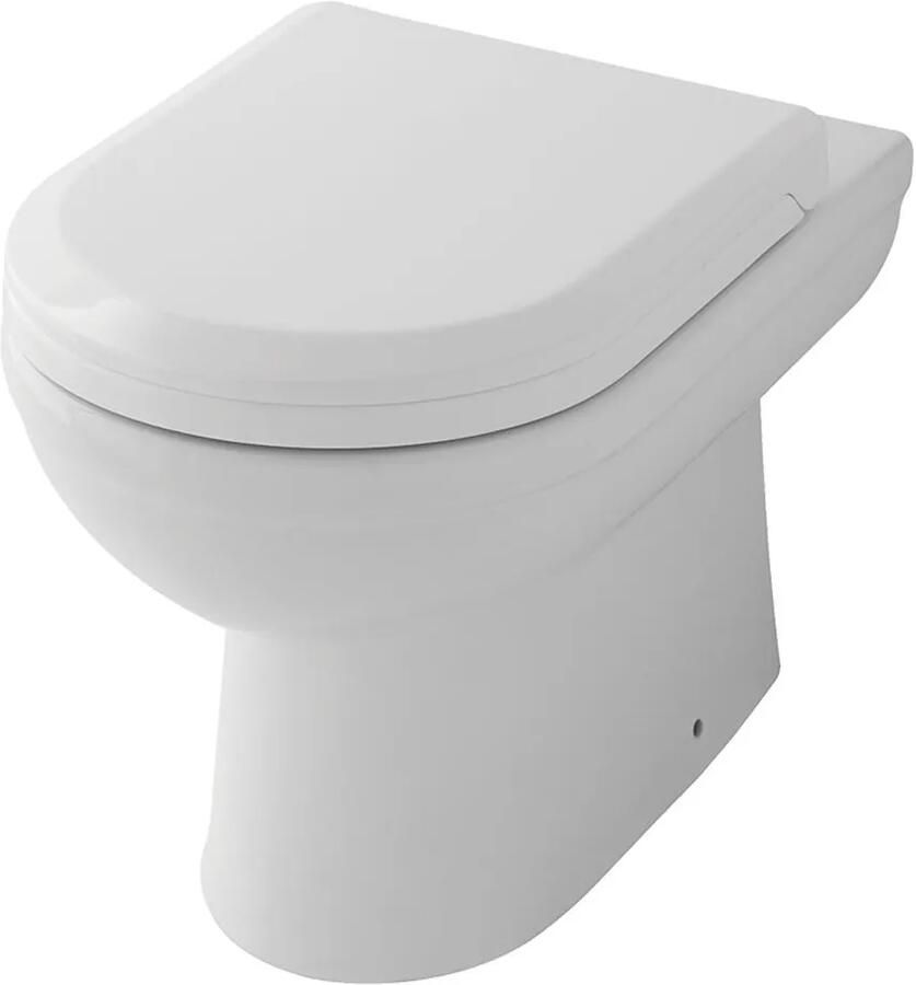 Eastbrook Dura staande toiletpot wit glans