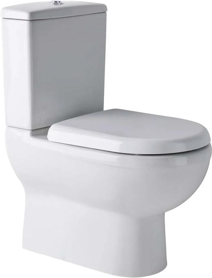 Eastbrook Dura toiletpot back to wall wit glans