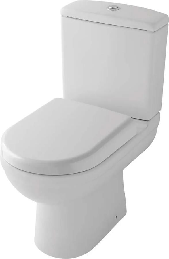 Eastbrook Dura toiletpot met vortex spoeling wit glans