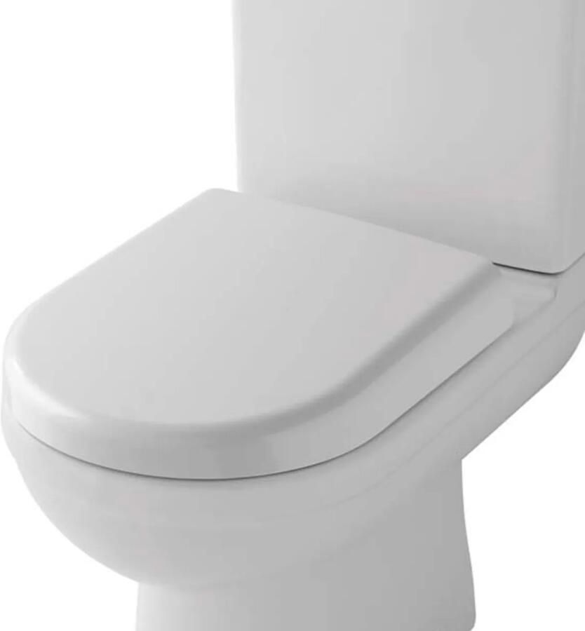 Eastbrook Dura toiletzitting wit glans
