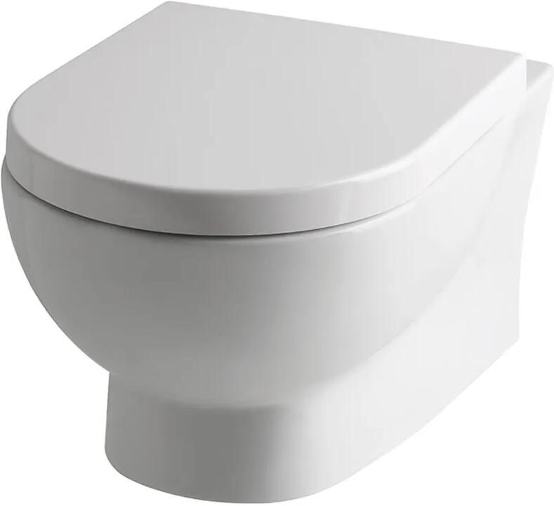 Eastbrook Farringdon randloos hangend toilet wit glans