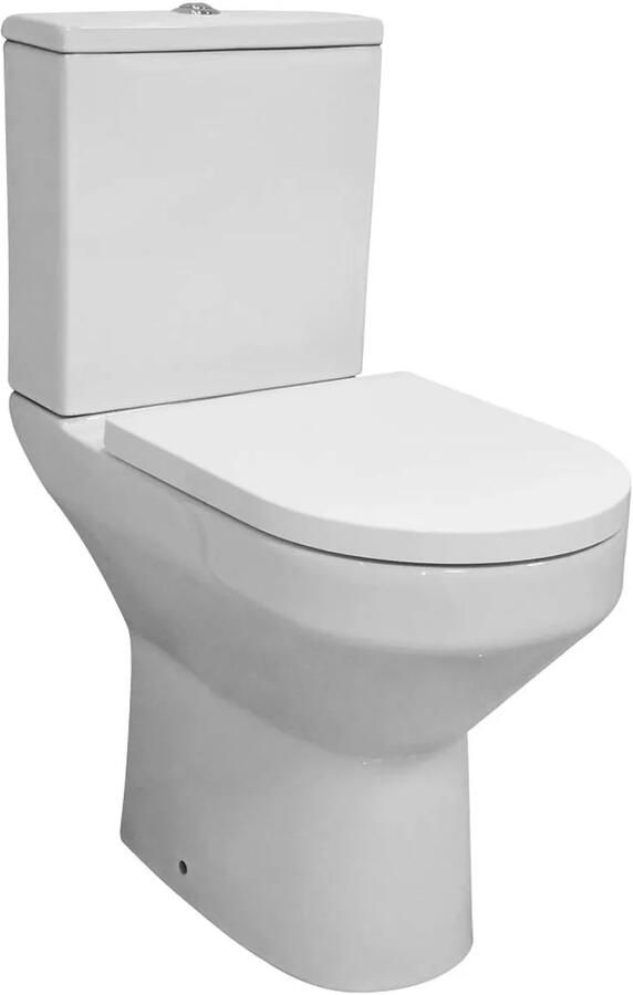 Eastbrook Kenley Comfort randloze toiletpot wit glans