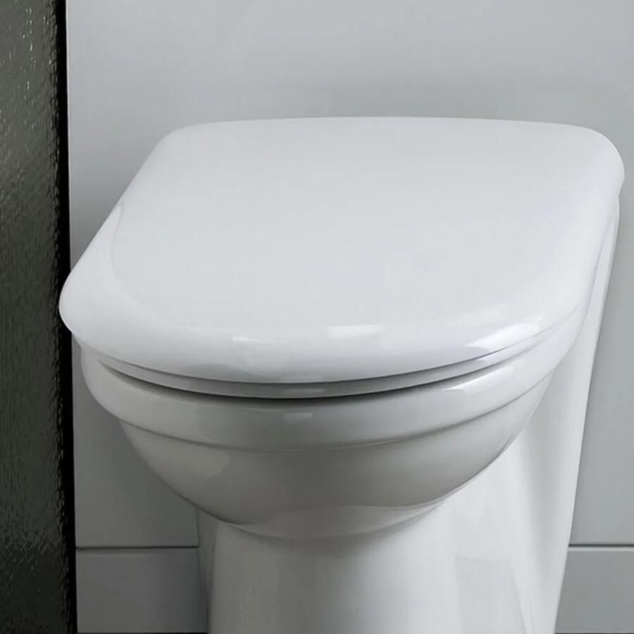 Eastbrook Kompact softclose toiletzitting wit glans