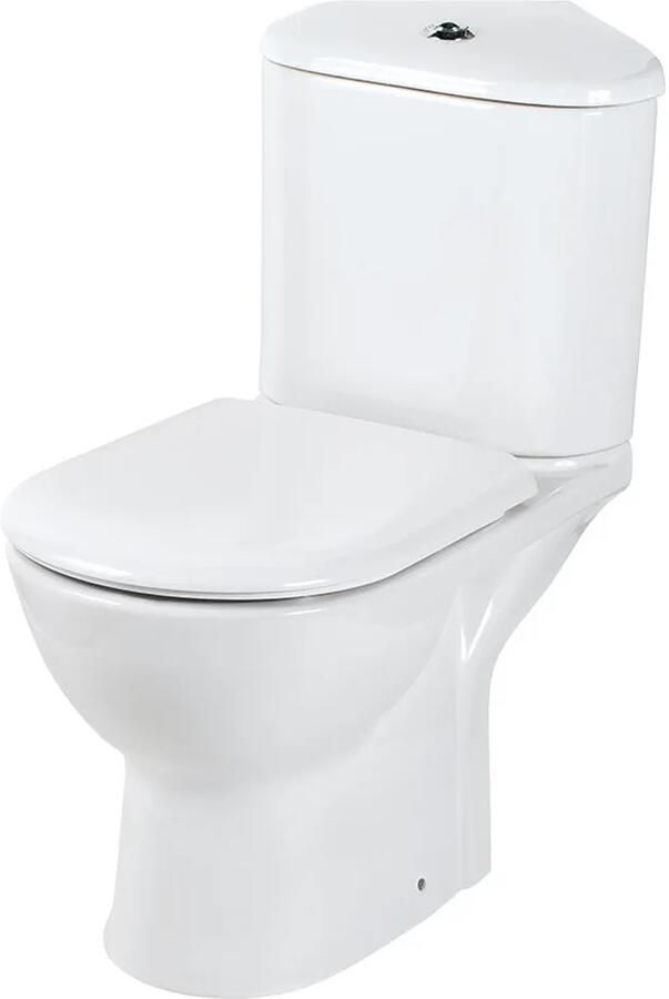 Eastbrook Kompact toiletpot wit glans