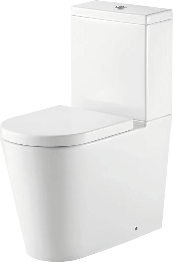 Eastbrook Metro randloze toiletpot verhoogd wit glans