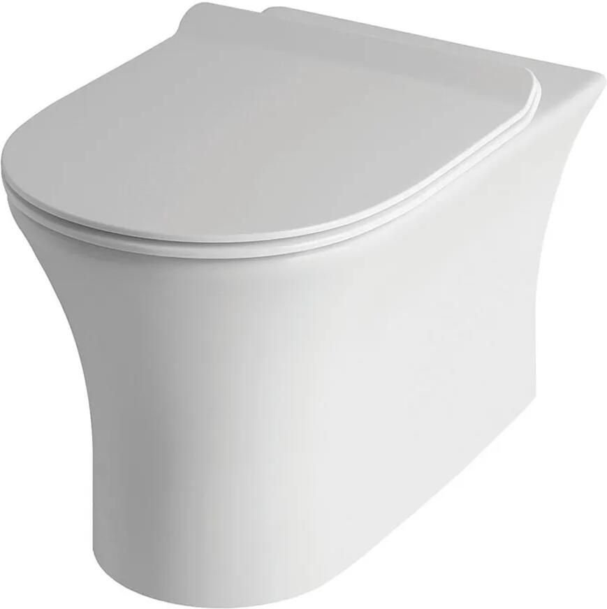 Eastbrook Northall randloos staand toilet wit glans
