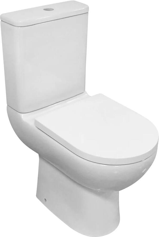 Eastbrook Osterley Comfort toiletpot met vortex spoeling wit glans