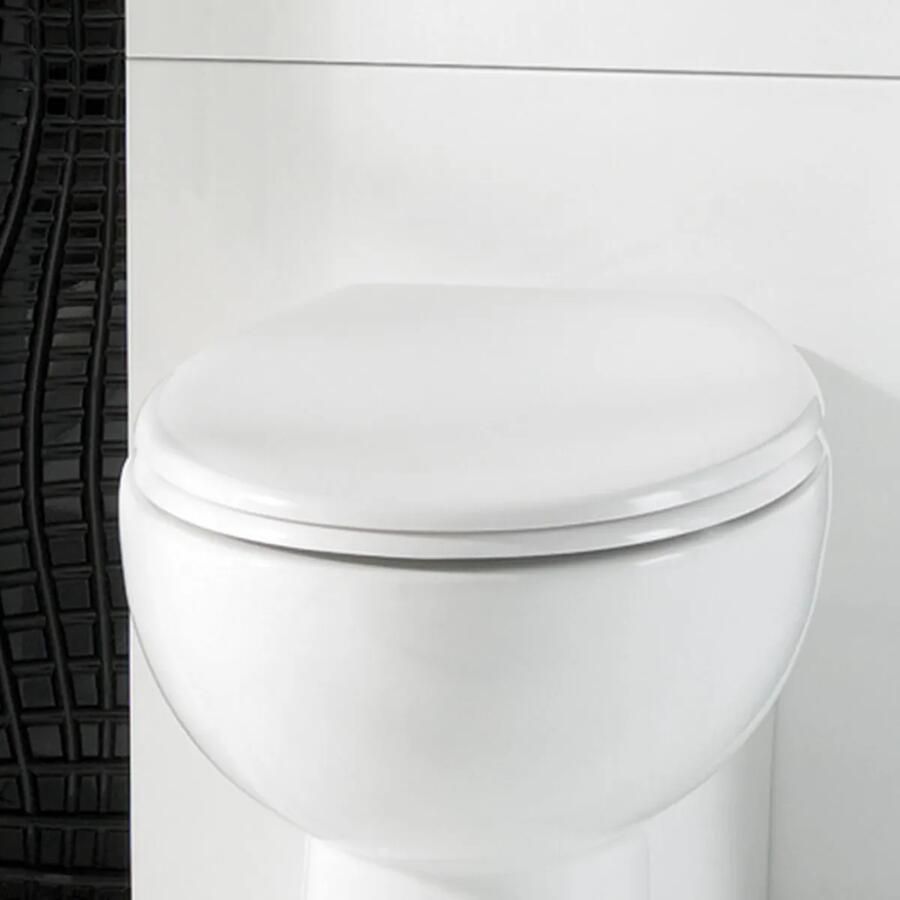 Eastbrook Rhone softclose toiletzitting wit glans