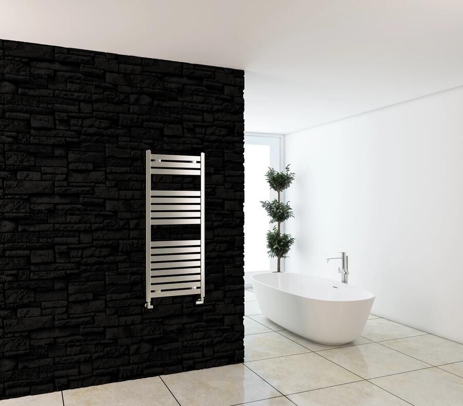 Eastbrook SCHADEMODEL: Staverton handdoek radiator 120x60cm Chroom 611 watt