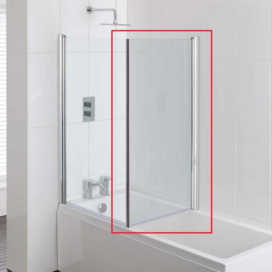 Eastbrook Type 1 badwand zijwand 70x140cm chroom