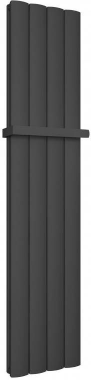 Eastbrook Guardia handdoekbeugel verticale radiator 37.5cm mat antraciet