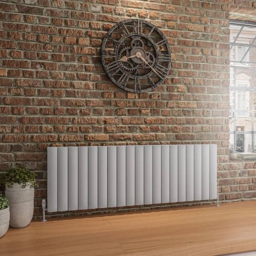 Eastbrook Guardia radiator 180x60cm aluminium 2924W grijs mat