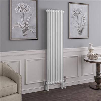 Eastbrook Imperia 2 koloms radiator 45x180cm 1487W wit glans