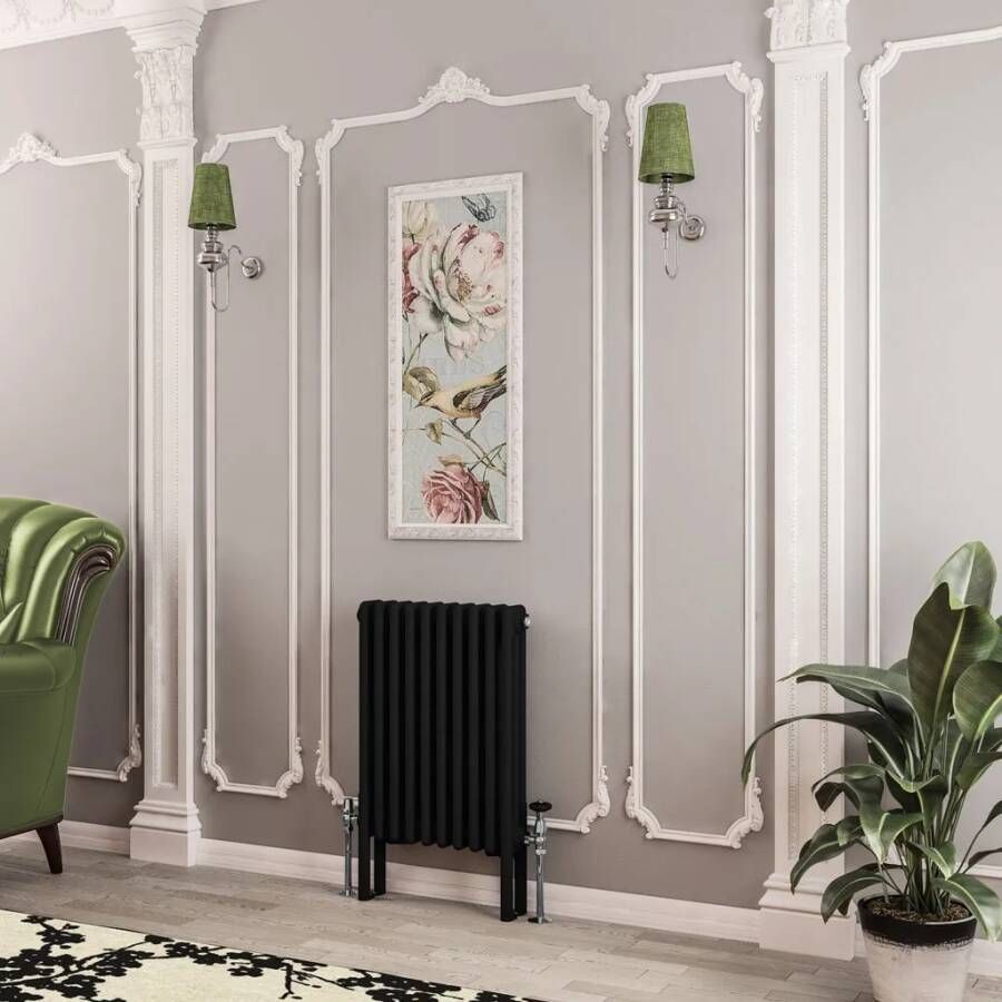 Eastbrook Imperia 3 koloms radiator 45x60cm 945W zwart mat