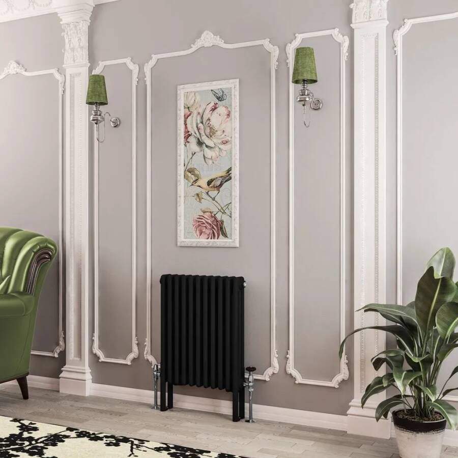 Eastbrook Imperia 3 koloms radiator 50x60cm 1040W zwart mat