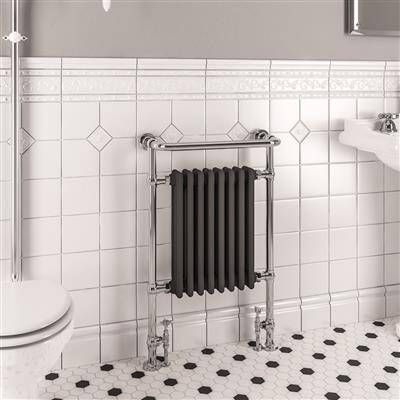 Eastbrook Isbourne klassieke radiator 60x95cm 894W chroom antraciet