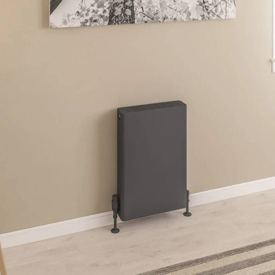 Eastbrook Keynsham paneelradiator met streep 40x60cm 788W antraciet