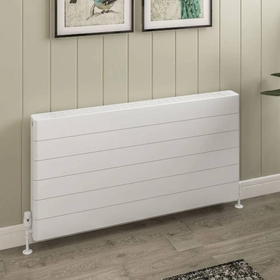Eastbrook Keynsham paneelradiator met streep 120x60cm 2365W wit glans - Foto 2