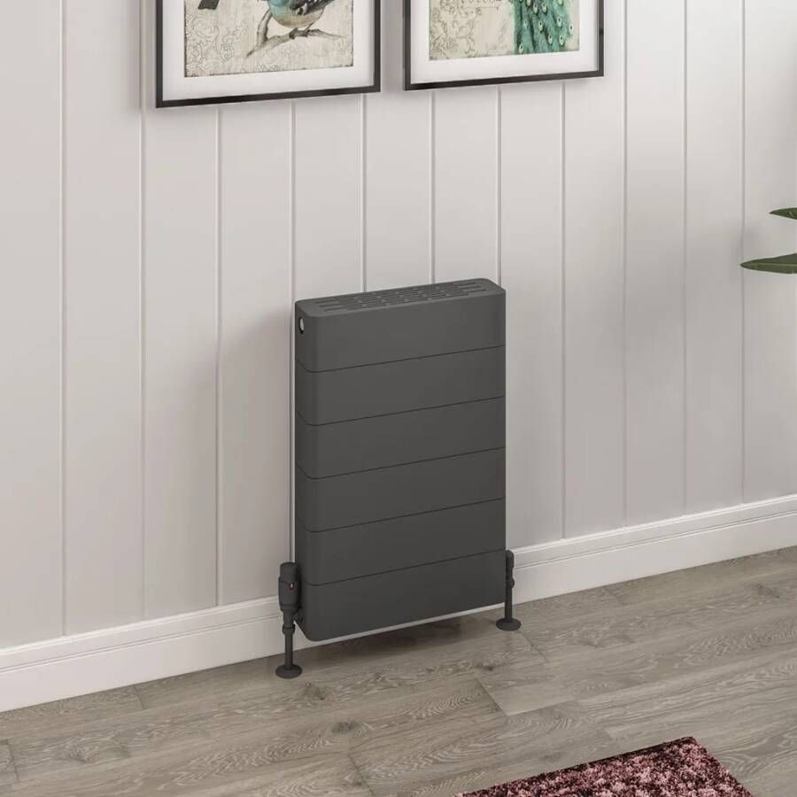 Eastbrook Keynsham paneelradiator met streep 40x60cm 788W antraciet