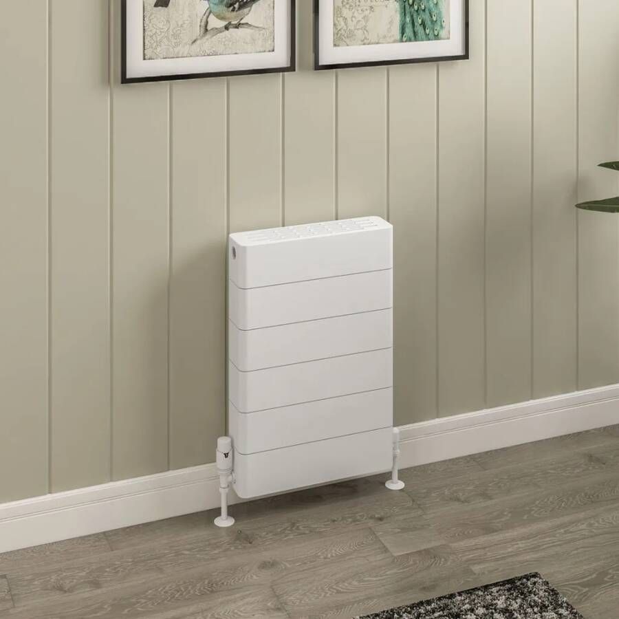 Eastbrook Keynsham paneelradiator met streep 40x60cm 788W wit glans