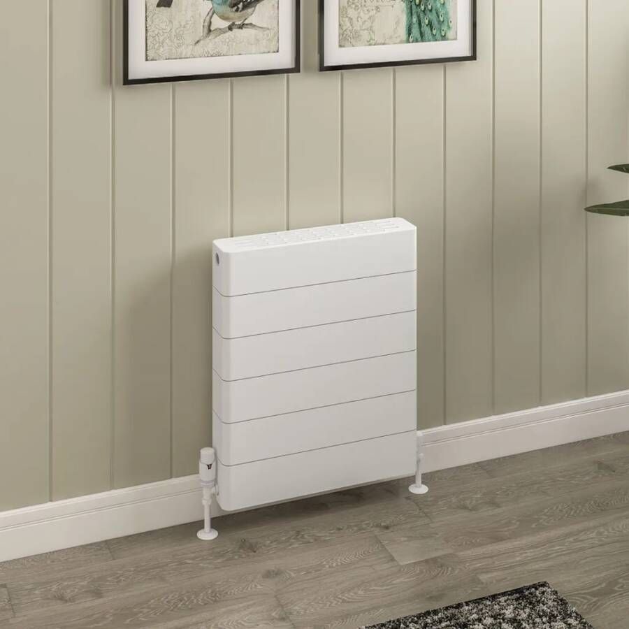 Eastbrook Keynsham paneelradiator met streep 50x60cm 987W wit glans - Foto 2
