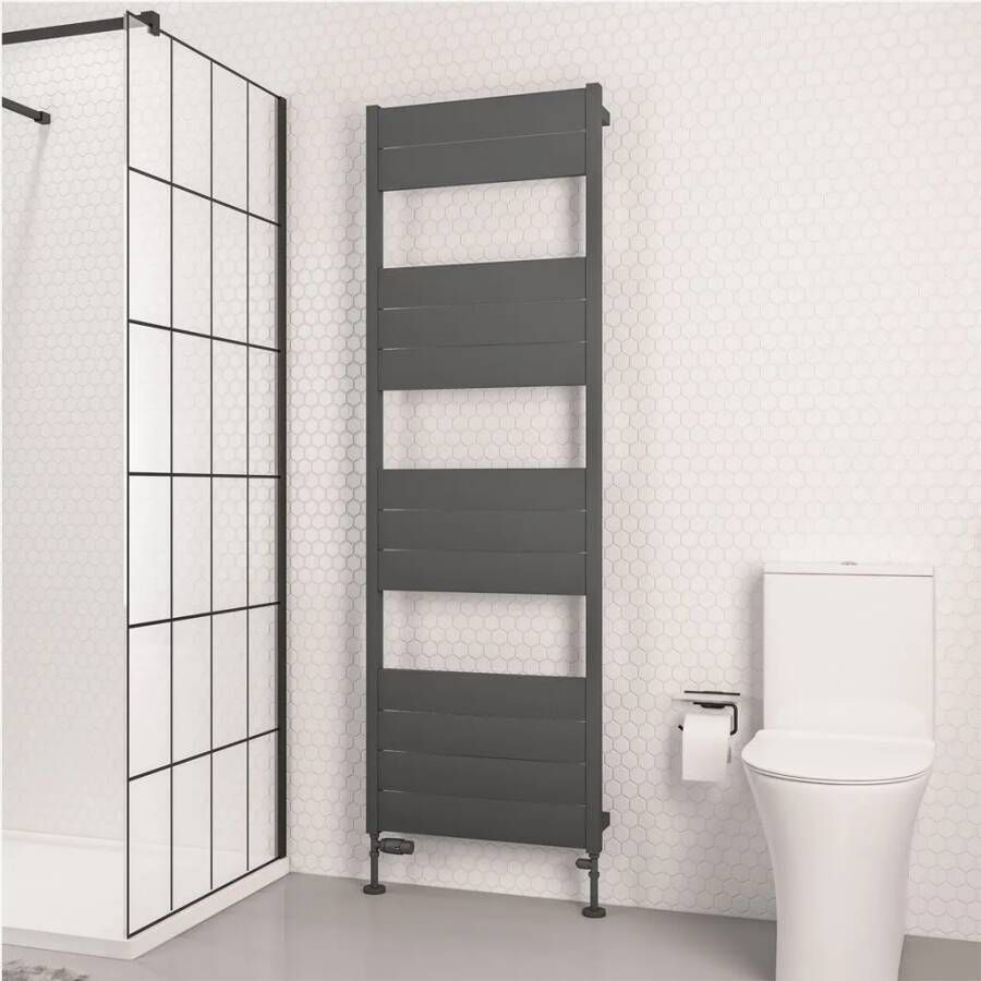 Eastbrook Kingswood handdoekradiator 60x180cm 1106W antraciet mat
