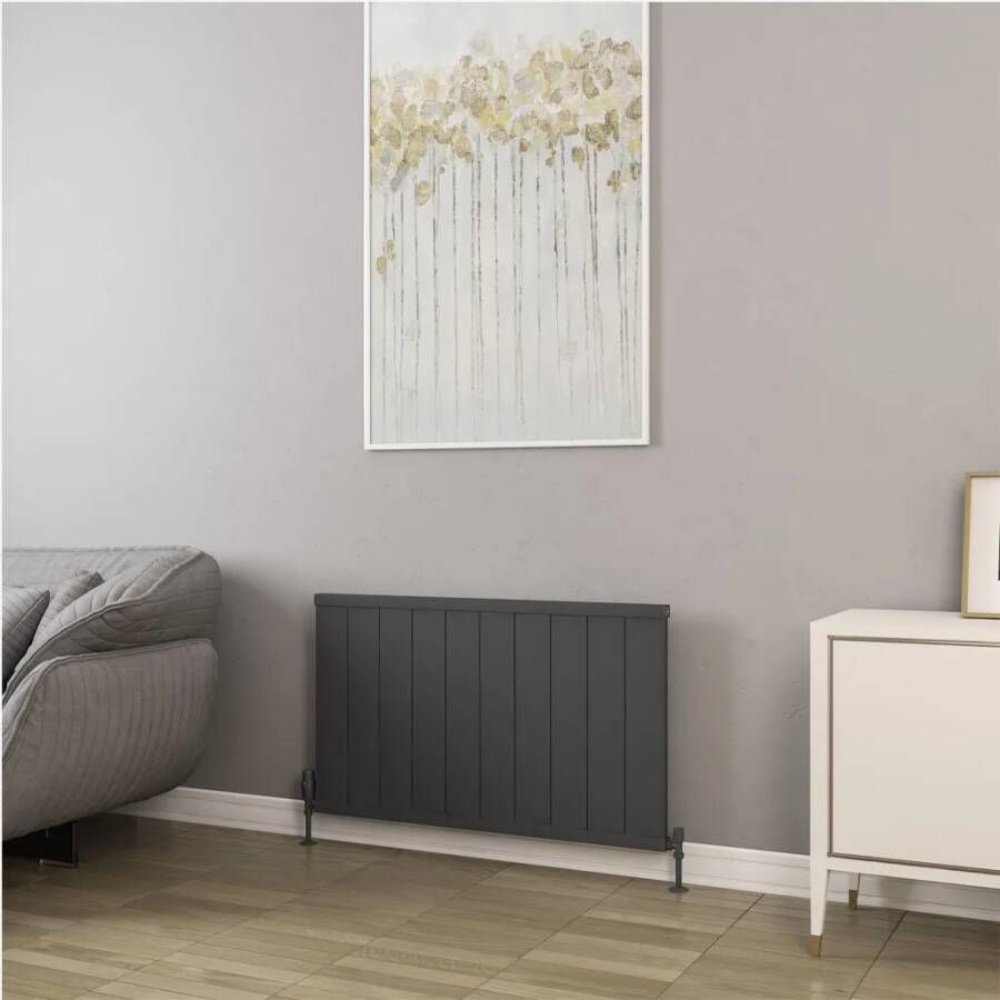 Eastbrook Kingswood paneelradiator 100x60cm 1064W antraciet mat