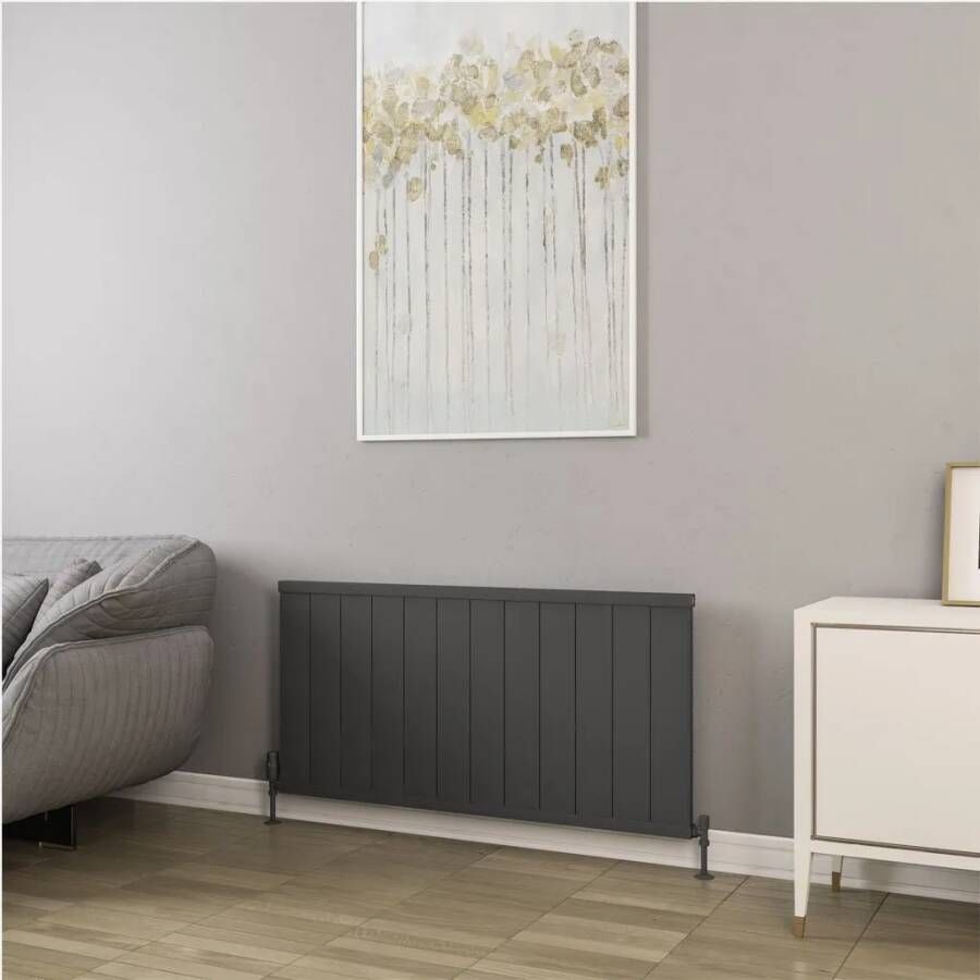 Eastbrook Kingswood paneelradiator 120x60cm 1277W antraciet mat