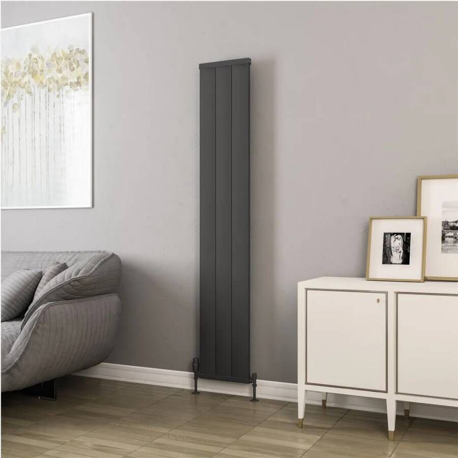 Eastbrook Kingswood paneelradiator 30x180cm 740W antraciet mat