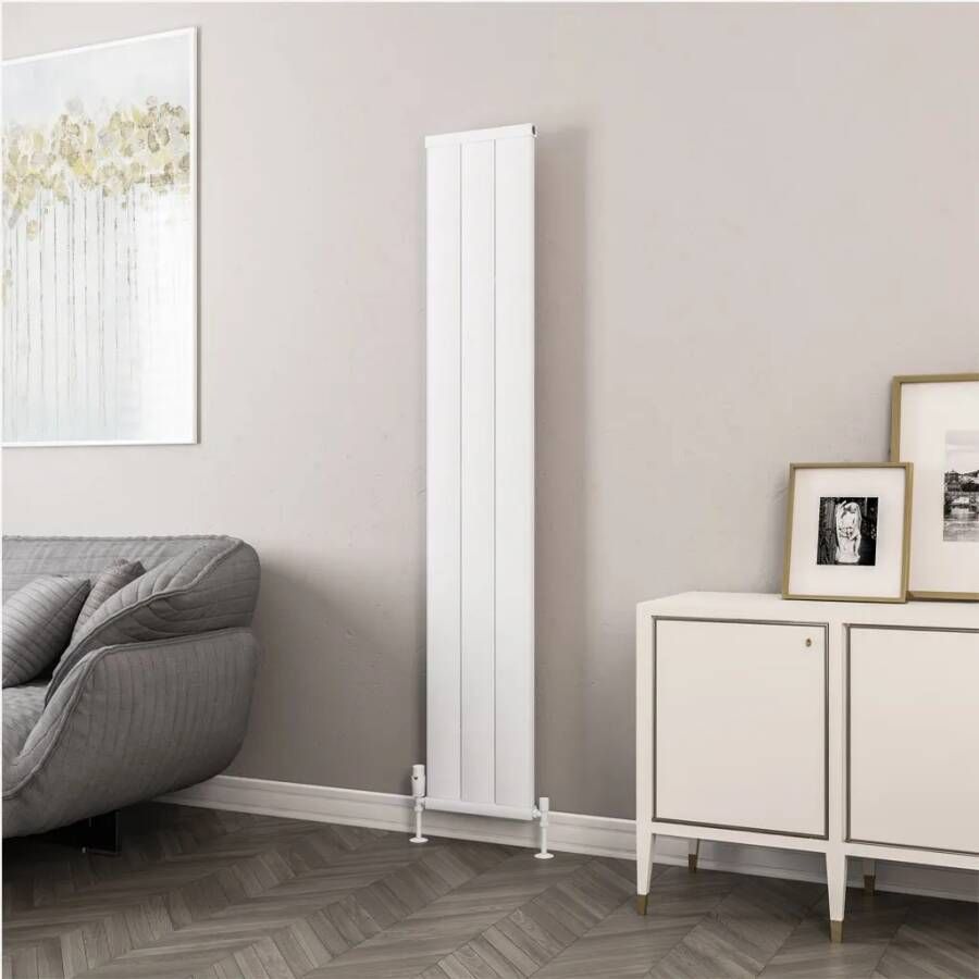 Eastbrook Kingswood paneelradiator 30x180cm 740W wit mat