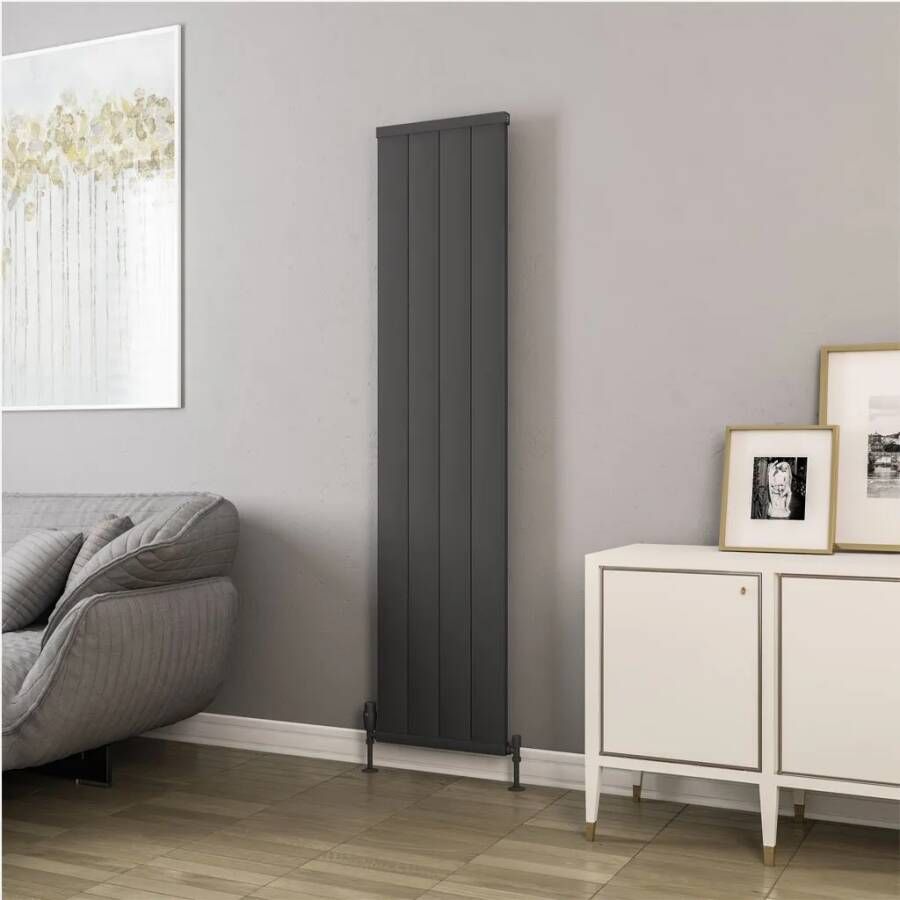 Eastbrook Kingswood paneelradiator 40x180cm 987W antraciet mat