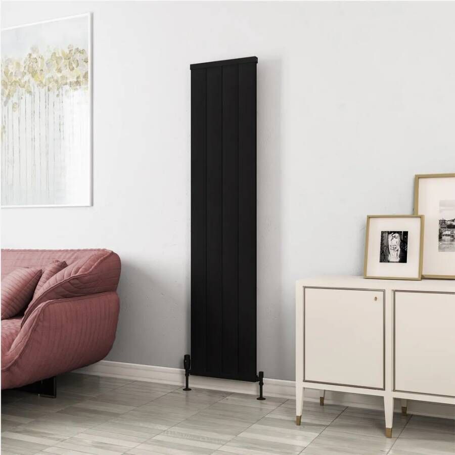 Eastbrook Kingswood paneelradiator 40x180cm 987W zwart mat