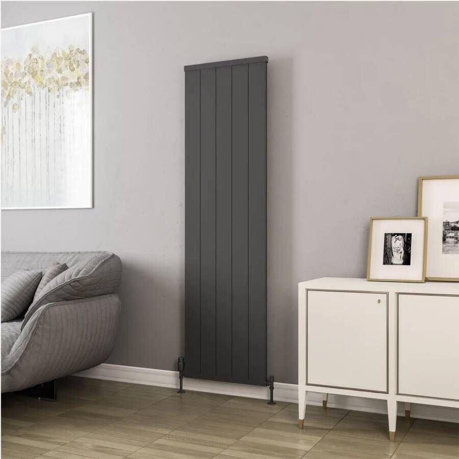 Eastbrook Kingswood paneelradiator 50x180cm 1233W antraciet mat