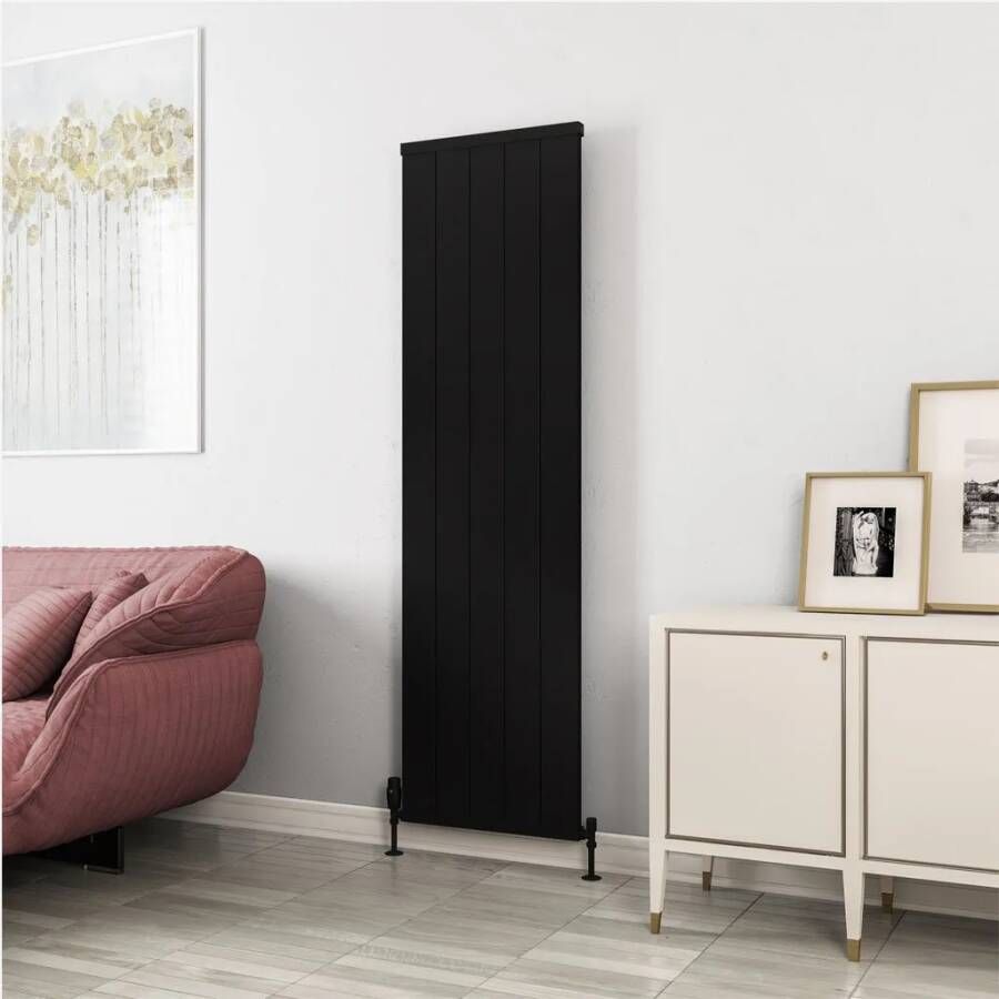 Eastbrook Kingswood paneelradiator 50x180cm 1233W zwart mat