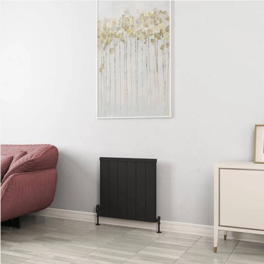 Eastbrook Kingswood paneelradiator 60x60cm 639W zwart mat