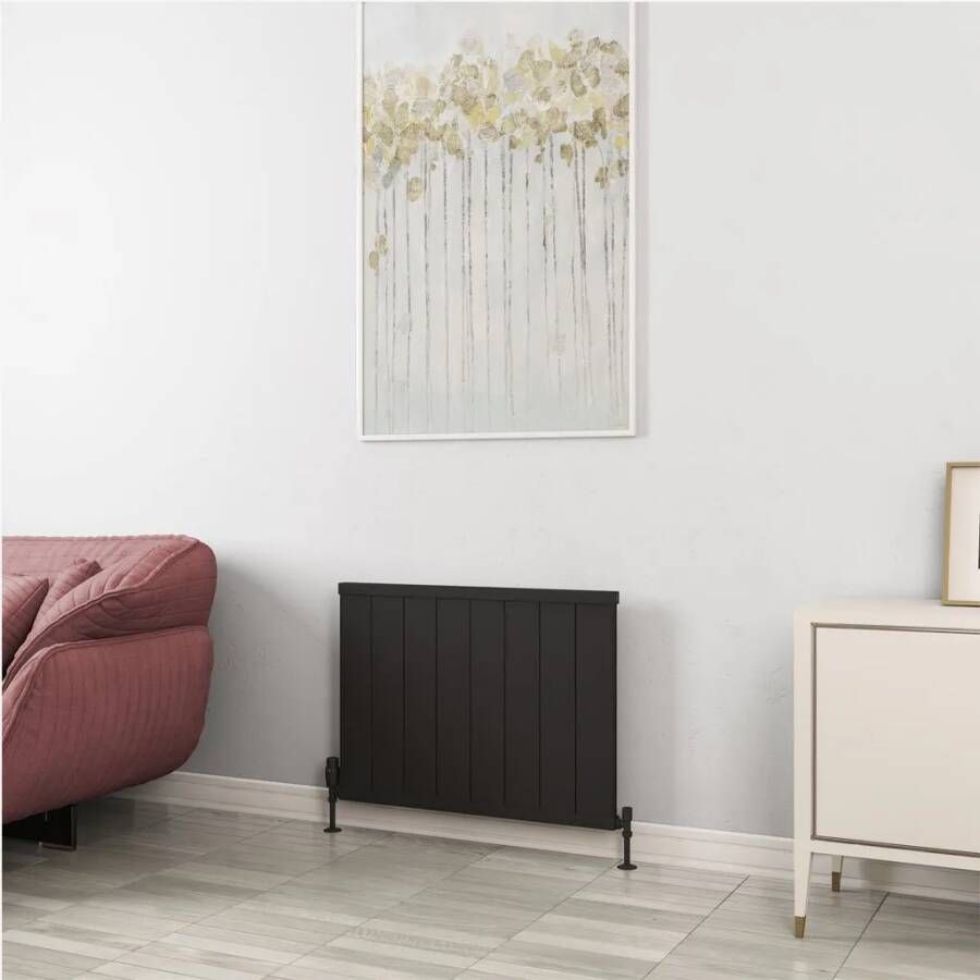 Eastbrook Kingswood paneelradiator 80x60cm 851W zwart mat