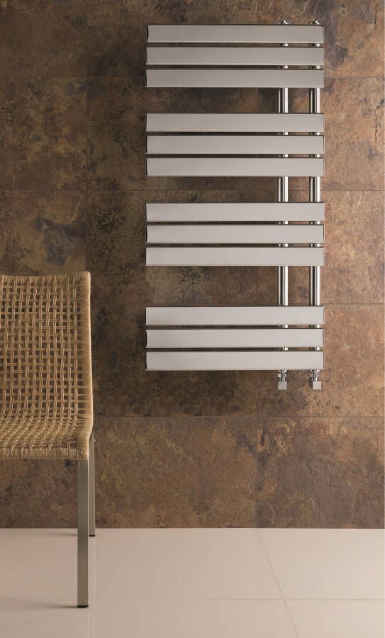 Eastbrook Leonardo design radiator 180x40cm Chroom 665 watt