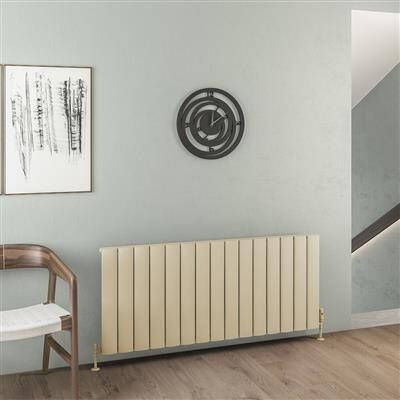Eastbrook Malmesbury radiator 140x60cm aluminium 1394W cappuccino