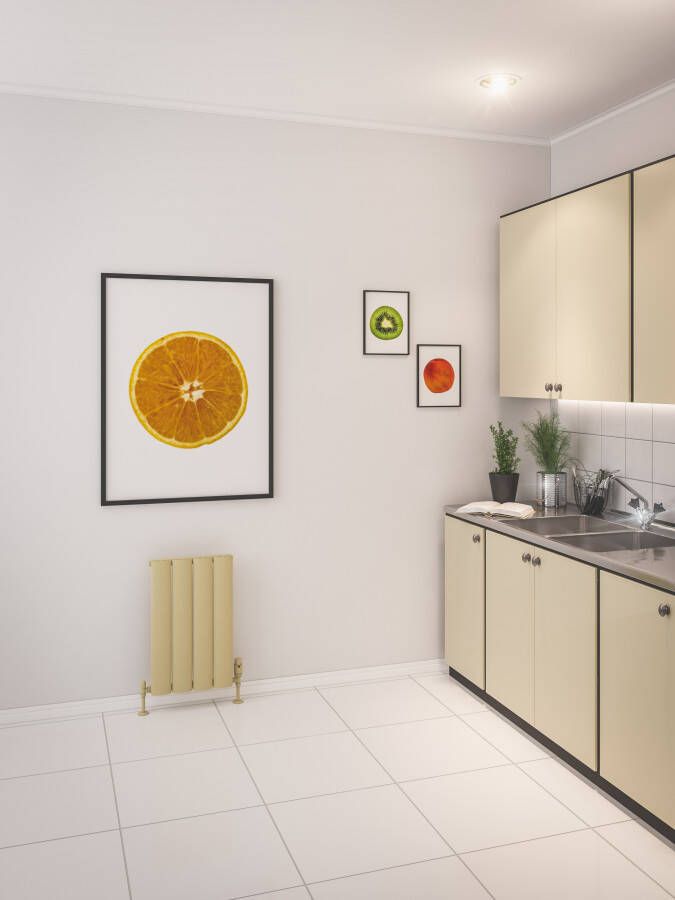 Eastbrook Malmesbury radiator 37 5 x 60cm 422 watt cappuccino