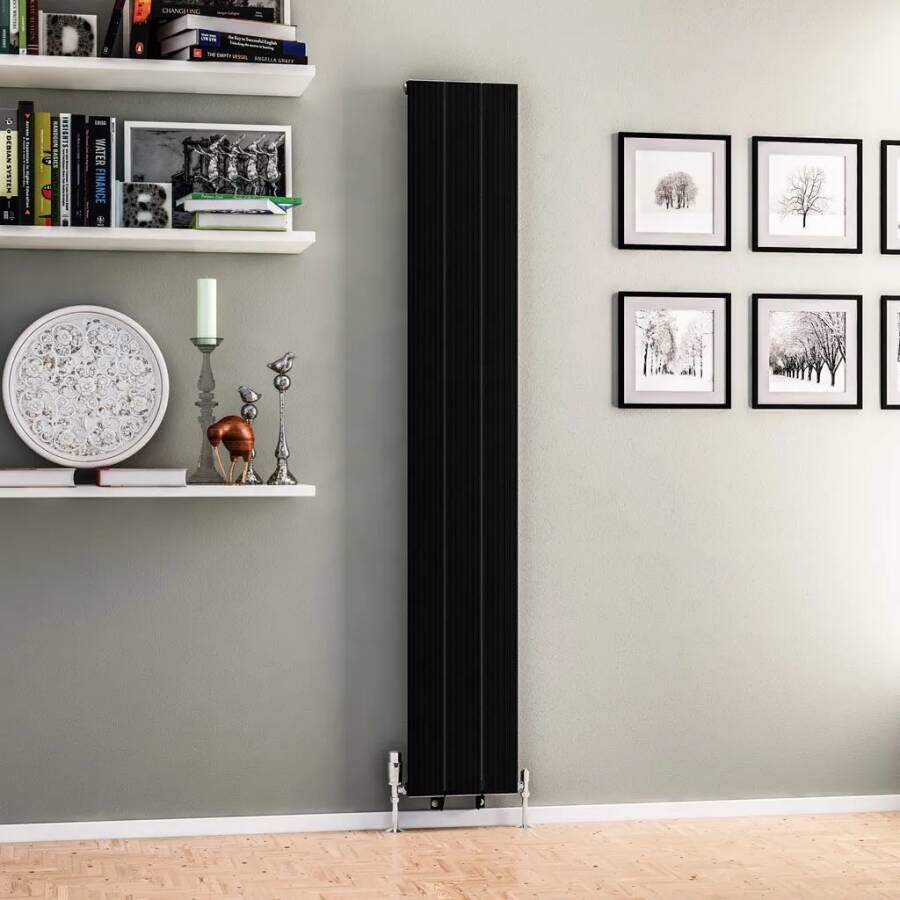Eastbrook Mersey paneelradiator 28x180cm 776W zwart mat