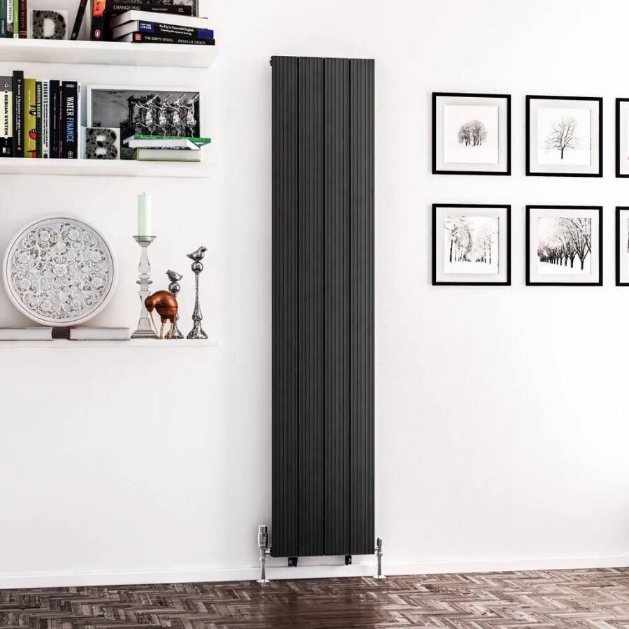 Eastbrook Mersey paneelradiator 38x180cm 1034W antraciet