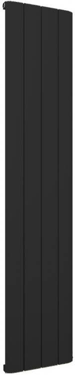 Eastbrook Peretti verticale aluminium radiator 180x28cm Mat zwart 948 watt