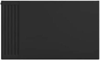 Eastbrook plaat voor paneelradiator 100x60cm zwart mat
