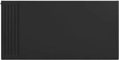 Eastbrook plaat voor paneelradiator 120x60cm zwart mat
