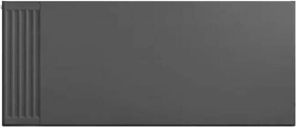Eastbrook plaat voor paneelradiator 140x60cm antraciet